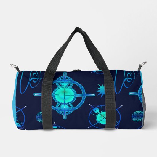 Connected Minds Pattern Duffle Bag (Vorderseite)