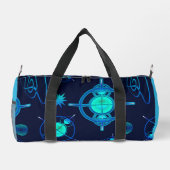 Connected Minds Pattern Duffle Bag (Rückseite)