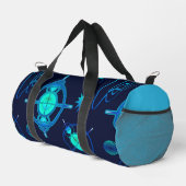 Connected Minds Pattern Duffle Bag (Rechte Ecke)