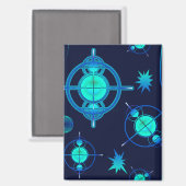 Connected Minds Pattern Magnet (Vorderseite/Rückseite)