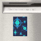 Connected Minds Pattern Magnet (In Situ (Geschirrspüler))