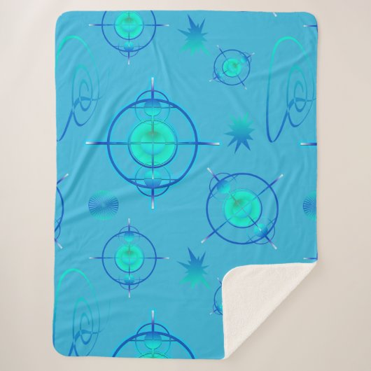 Connected Minds Pattern Sherpadecke (Vorderseite)