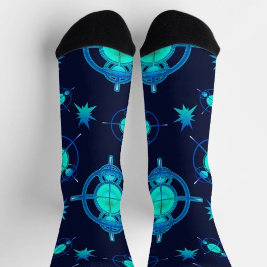 Connected Minds Pattern Socken (Oben)