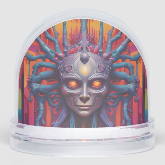 Connected to the New Reality Schneekugeln (Vorderseite)