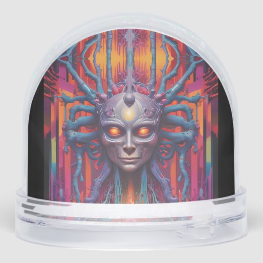 Connected to the New Reality Schneekugeln (Rückseite)