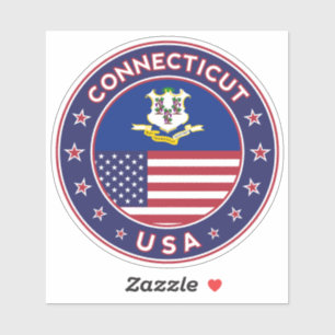 Connecticu Aufkleber