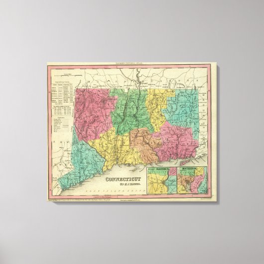Connecticut 10 leinwanddruck (Vorderseite)