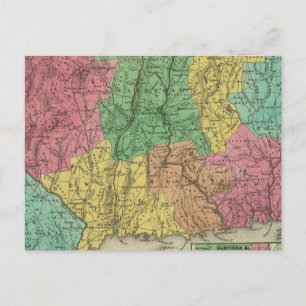 Connecticut 10 postkarte