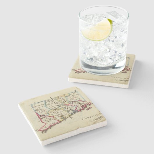 Connecticut 11 steinuntersetzer (Seitenansicht)