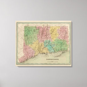 Connecticut 12 leinwanddruck
