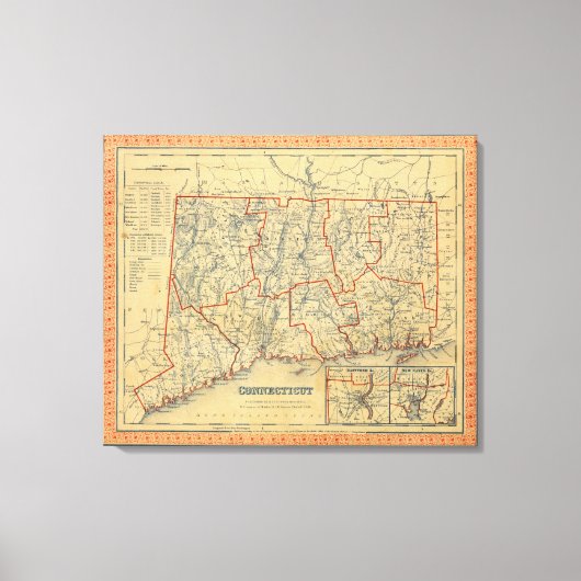 Connecticut 16 leinwanddruck (Vorderseite)
