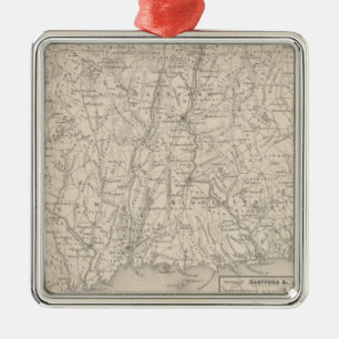 Connecticut 3 ornament aus metall