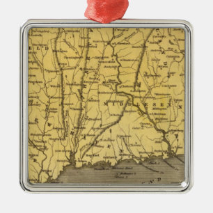 Connecticut 4 silbernes ornament