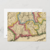 Connecticut 5 postkarte (Vorne/Hinten)