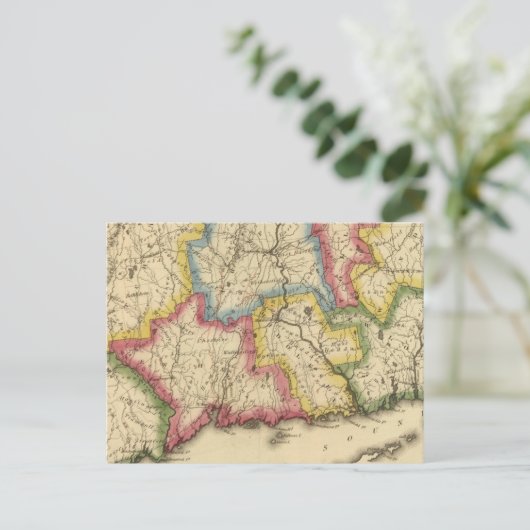 Connecticut 5 postkarte (Stehend Vorderseite)