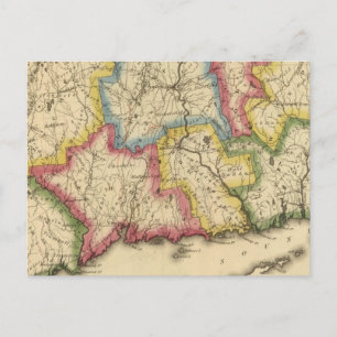 Connecticut 5 postkarte