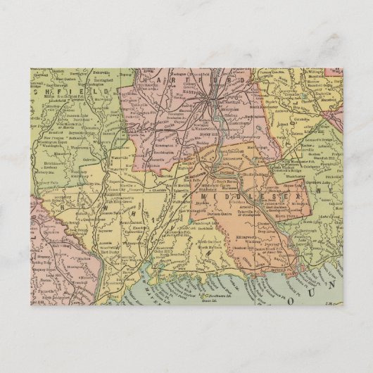 Connecticut 5 postkarte (Vorderseite)