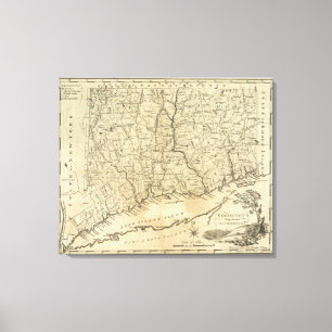 Connecticut 7 leinwanddruck