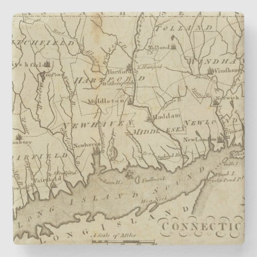Connecticut 8 steinuntersetzer (Vorderseite)