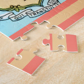 Connecticut Auto Karte Puzzle (Seite)