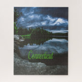 Connecticut Beutiful Lake Trees Puzzle (Vertikal)