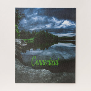 Connecticut Beutiful Lake Trees Puzzle