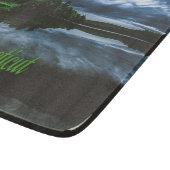 Connecticut Beutiful Lake Trees Schneidebrett (Ecke)