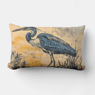 Connecticut Blue Heron Throw Kissen