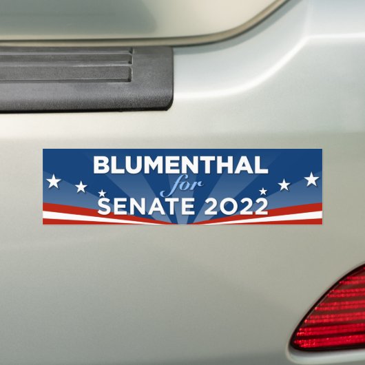 Connecticut Blumenthal für Senat 2022 Autoaufkleber (Auf Auto)