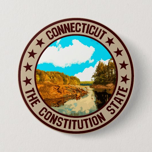 Connecticut Button (Vorderseite)