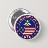Connecticut Button (Vorne & Hinten)