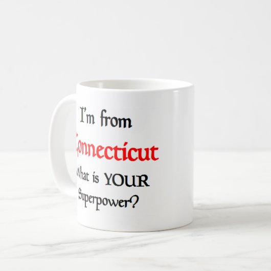 connecticut coffee mug kaffeetasse (Vorderseite Links)