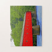 Connecticut Covered Bridge. Jigsaw Puzzle (Vertikal)