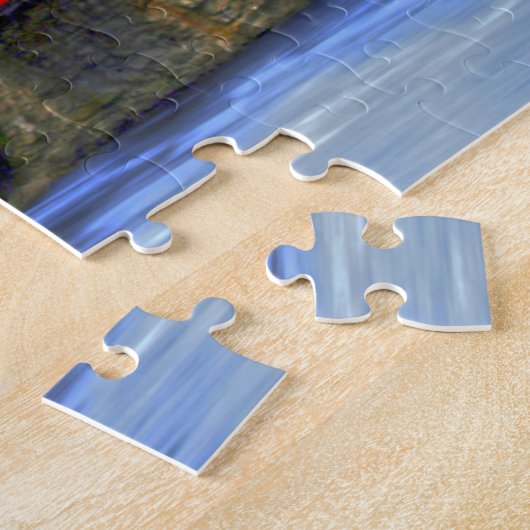 Connecticut Covered Bridge. Weihnachtsgrüße Puzzle (Seite)