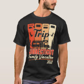 Connecticut Family Vacation RV Road Trip Mountains T-Shirt (Vorderseite)