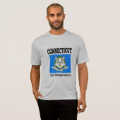 Connecticut flag and motto T-Shirt (Vorne ganz)