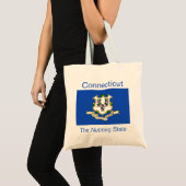 Connecticut Flag Bag Tragetasche (Vorderseite (Produkt))