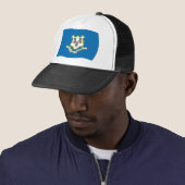 Connecticut Flag Hat Truckerkappe (Beispiel)