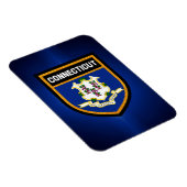 Connecticut-Flag Magnet (Rechte Seite)