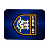 Connecticut-Flag Magnet (Horizontal)