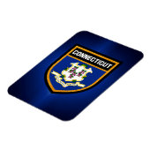 Connecticut-Flag Magnet (Linke Seite)