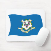 Connecticut Flag Mousepad (Mit Mouse)