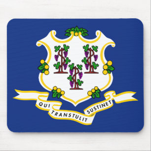CONNECTICUT-FLAGGE MOUSEPAD