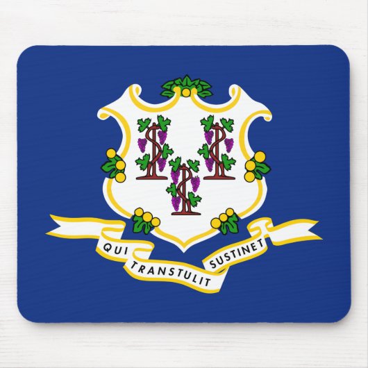 Connecticut-Flagge Mousepad (Vorne)