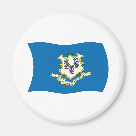 Connecticut-Flaggenmagnet Magnet (Vorne)