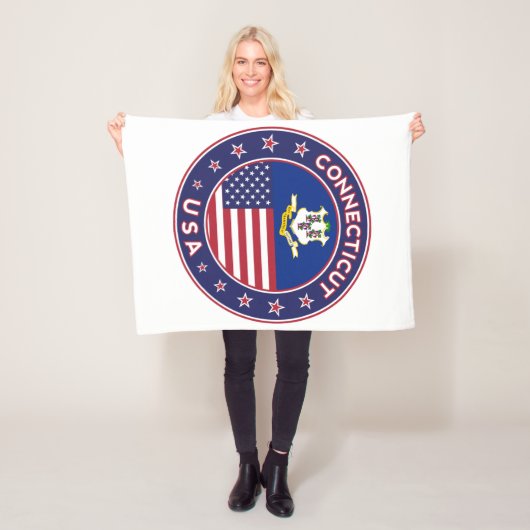 Connecticut Fleecedecke (Beispiel)