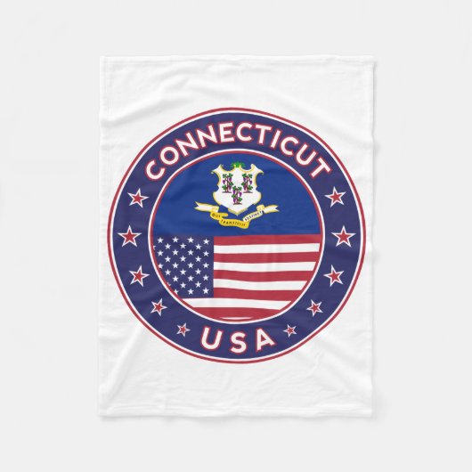 Connecticut Fleecedecke (Vorderseite)