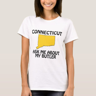 Connecticut - Frag mich nach meinem Butler T-Shirt