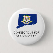 CONNECTICUT für Chris Murphy SENATE Button (Vorderseite)