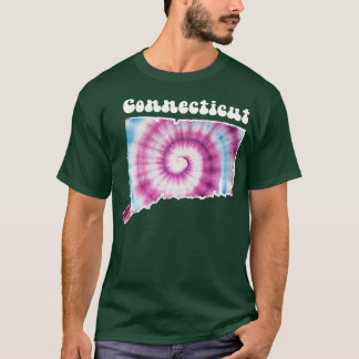 Connecticut-Gefärbte Krawatte T-Shirt